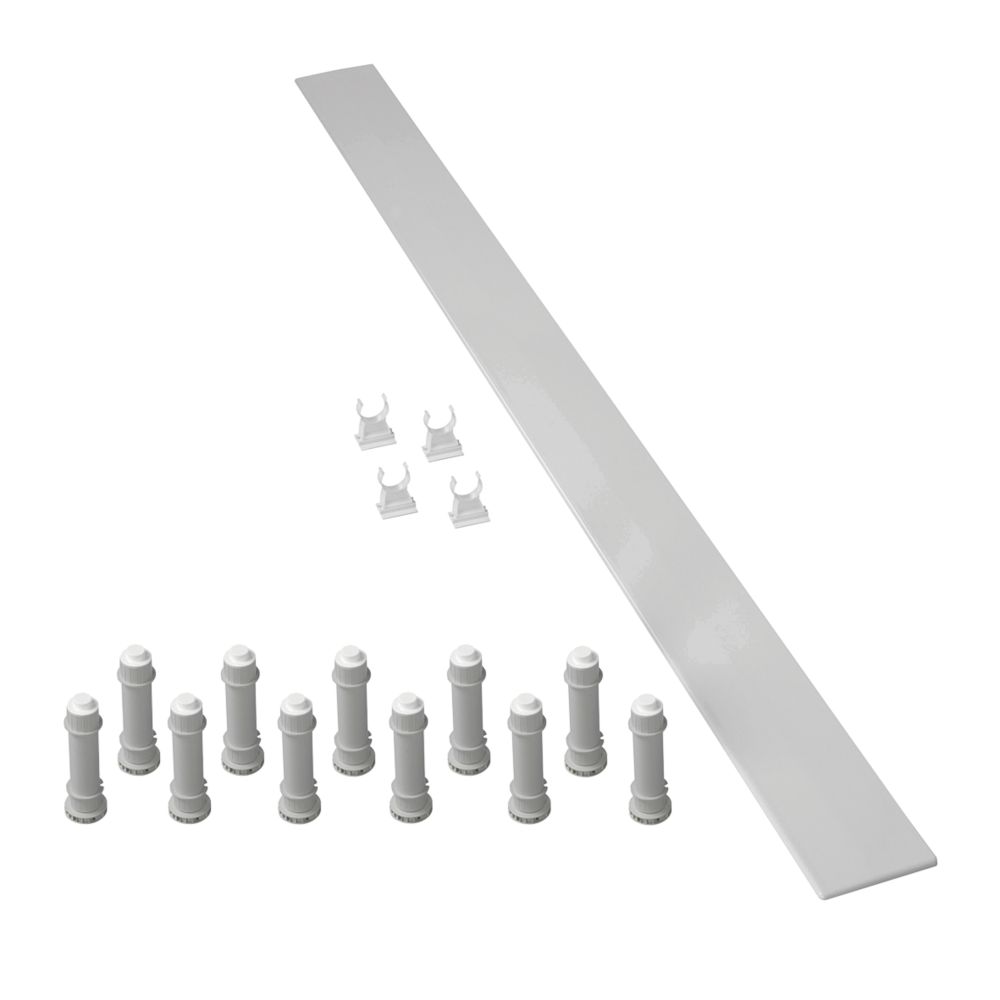 Mira Flight Offset Quadrant Riser Conversion Kit White 1975mm - Screwfix