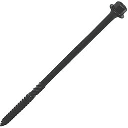 TimbaScrew  Hex Flange Thread-Cutting Timber Screws 6.7mm x 200mm 50 Pack