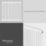 Flomasta 600mm x 605mm 2089BTU White Square 2 Column Radiator