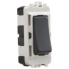 Knightsbridge  20AX Grid DP Control Switch Anthracite