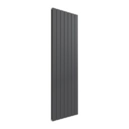Reina Flat Double 1600mm x 514mm 4035BTU Anthracite Vertical Designer Radiator