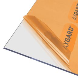 Axgard Polycarbonate Clear Impact-Resistant Glazing Sheet 620mm x 1240mm x 4mm
