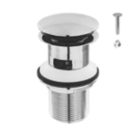 McAlpine Slotted Pop Up Basin Waste Chrome 60mm