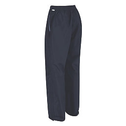Regatta Highton 100% Waterproof Womens Trousers Navy Large 36" W 29" L