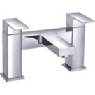 ETAL Avon Polished Chrome 152mm Deck Mounted Lever 2 Tap Holes Bath Mixer Tap