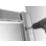 Triton Fast Fix Framed Rectangular Sliding Door with Side Panel   Chrome 1000mm x 800mm x 1900mm