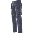 Mascot Kassel Unique Work Trousers Dark Navy 36.5" W 35" L