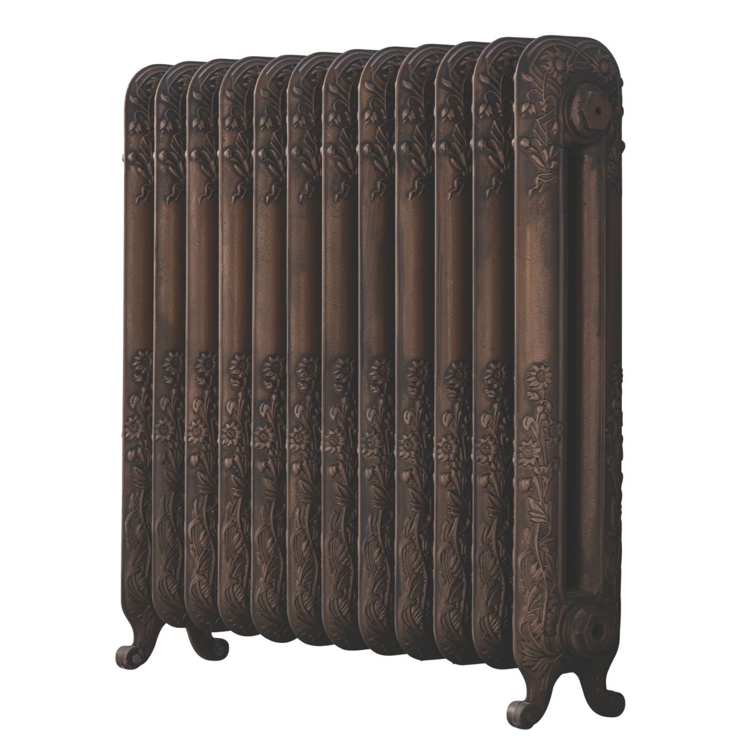 Arroll 794mm x 814mm 4260BTU Antique Bronze Cast Iron 2 Column Radiator (397KY)