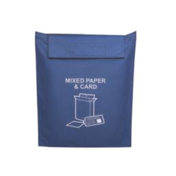 Essentials  160Ltr "Mixed Paper & Card" Aisle Sack Blue