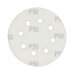 Flexovit  A203F 60 Grit 8-Hole Punched Multi-Material Sanding Discs 115mm 6 Pack
