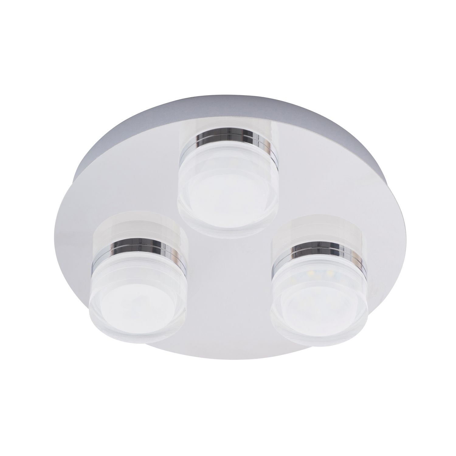 Spa Amalfi LED Flush-Fitting Ceiling Light Chrome 15W 950lm (397RV)