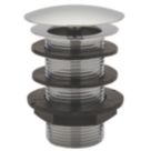 Highlife Bathrooms Unslotted Free Flowing Basin Waste Chrome 65mm