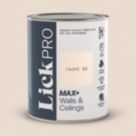 LickPro Max+ 1Ltr Taupe 03 Matt Emulsion  Paint