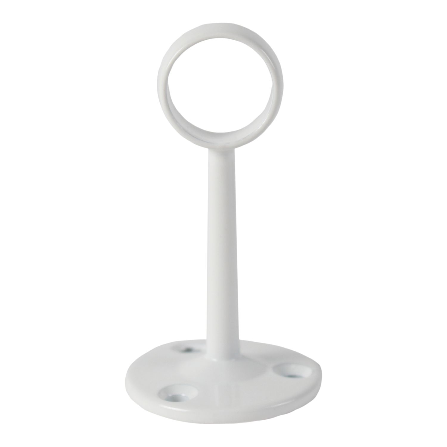 Essentials Rail Centre Bracket White 19mm (397VE)