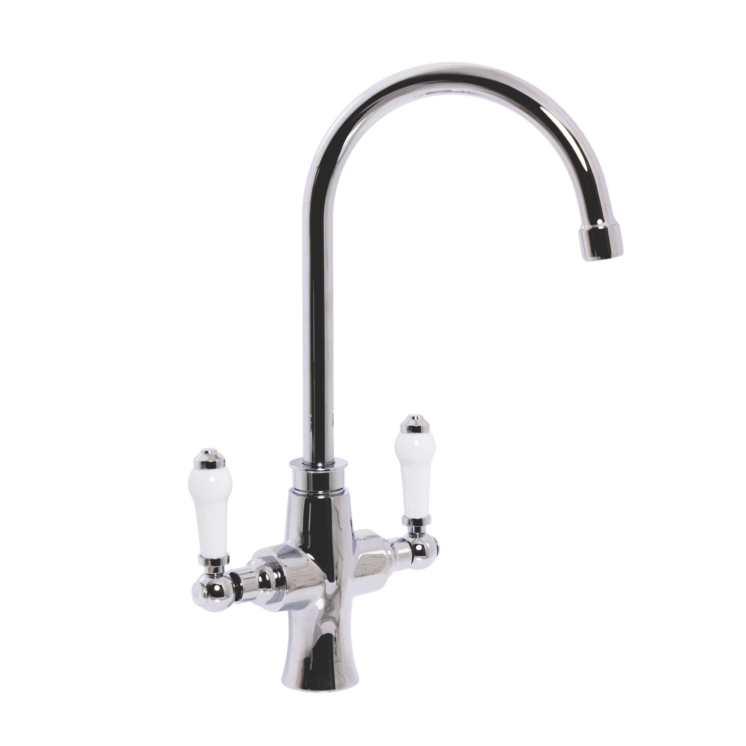 ETAL Cora Dual Lever Mono Mixer Kitchen Tap Chrome (397VN)