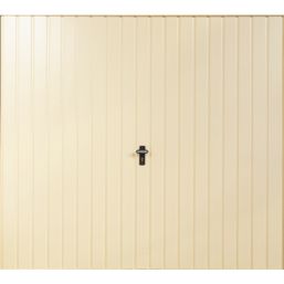Gliderol Vertical 7' 6" x 6' 6" Non-Insulated Framed Steel Up & Over Garage Door Ivory
