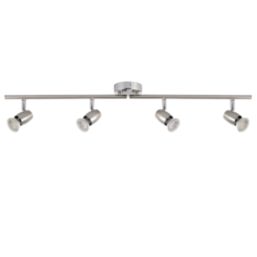 Saxby Palermo Bar 4-Light Spotlight Brushed Chrome-Effect