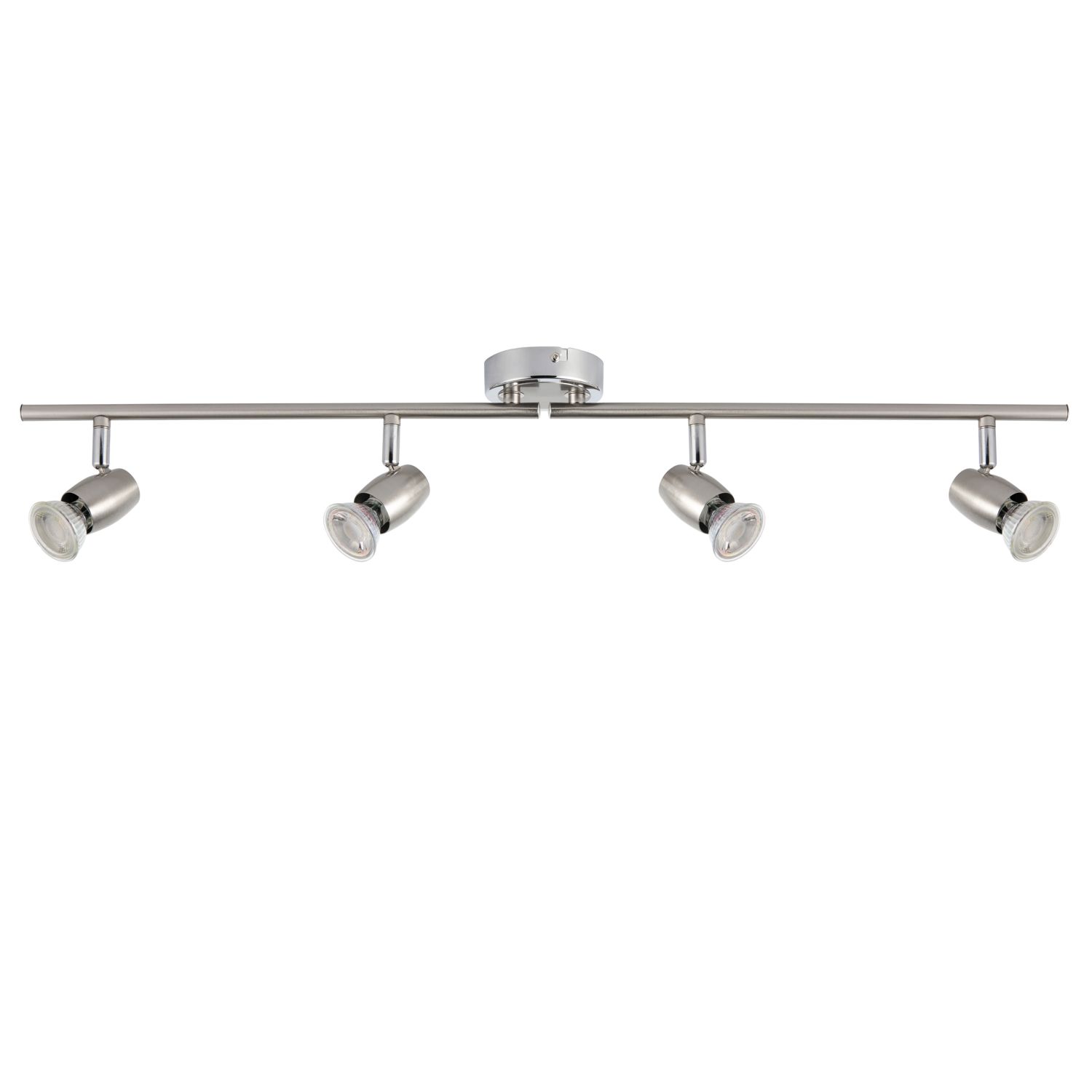 Saxby Palermo Bar 4-Light Spotlight Brushed Chrome-Effect (397VX)