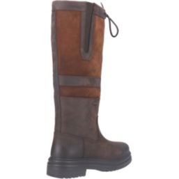 Cotswold Broadway Size 8 Womens Brown Waterproof Slip-On Non Safety Work Boots