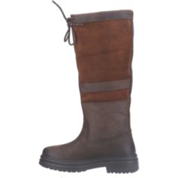 Cotswold Broadway Size 8 Womens Brown Waterproof Slip-On Non Safety Work Boots