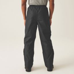 Regatta Wetherby  Waterproof & Breathable  Overtrousers  Black Large 37" W 32" L
