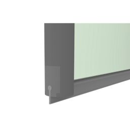ETAL Neo 4-Fold Bath Screen Seal Grey 1020mm