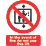 Non Photoluminescent "In The Event Of Fire Do Not Use This Lift" Sign 210mm x 148mm 50 Pack