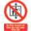 Essentials  Non Photoluminescent "In The Event Of Fire Do Not Use This Lift" Signs 210mm x 148mm 50 Pack