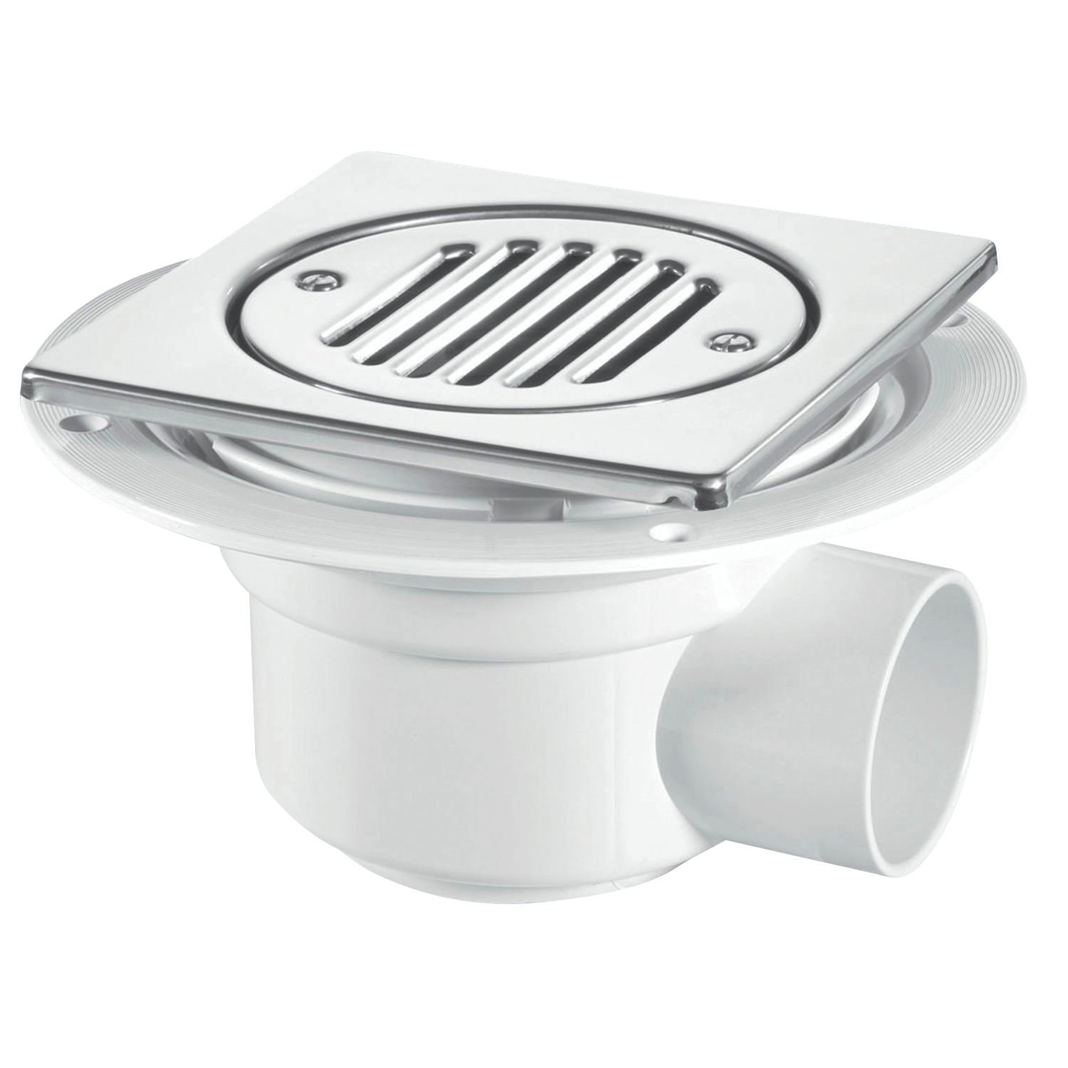 McAlpine TSG50T6SS Trapped Gully with Stainless Steel Tile (3988R)