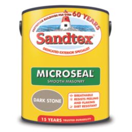 Sandtex 5Ltr Ultra Smooth Dark Stone Masonry Paint