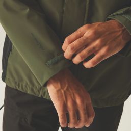Regatta Matt II Waterproof & Breathable Jacket Olive Night / Black Small Size 42" Chest