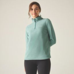 Regatta Sweethart Half Zip Womens Fleece Ivy Moss Size 18