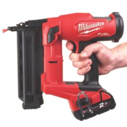 Milwaukee M18 FN18GS-0 FUEL 54mm 18V Li-Ion RedLithium Brushless Second Fix Cordless Nail Gun - Bare