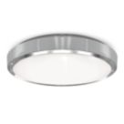 4lite  LED Wall/Ceiling Light with Microwave Sensor Chrome 18W 1847lm