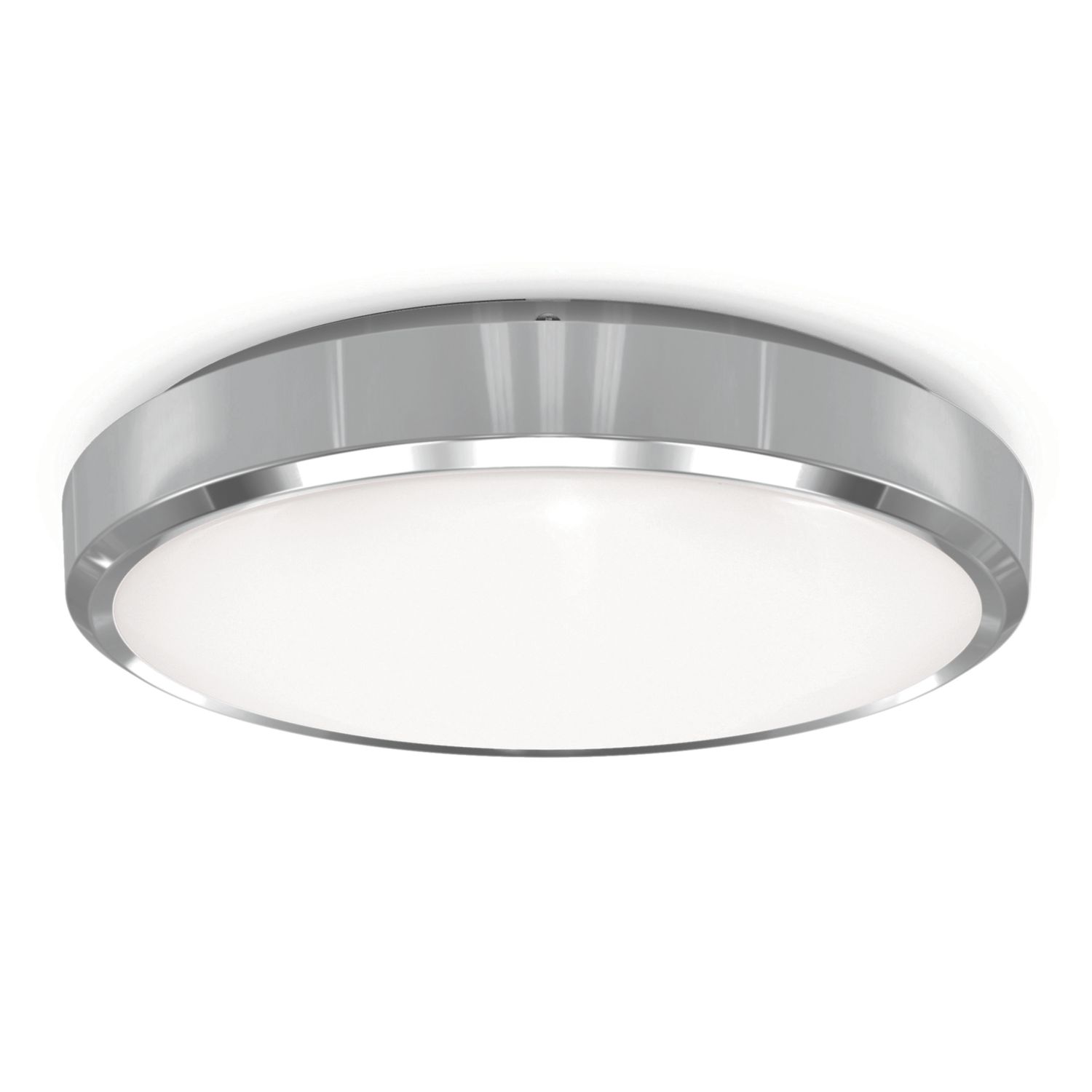 4lite LED Wall/Ceiling Light with Microwave Sensor Chrome 18W 1847lm (398KK)
