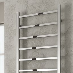 Reina 1200mm x 500mm 1170BTU Chrome Flat Designer Towel Radiator
