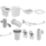 Armitage Shanks Doc M Contour 21+ RH Pack White 10 Piece Set