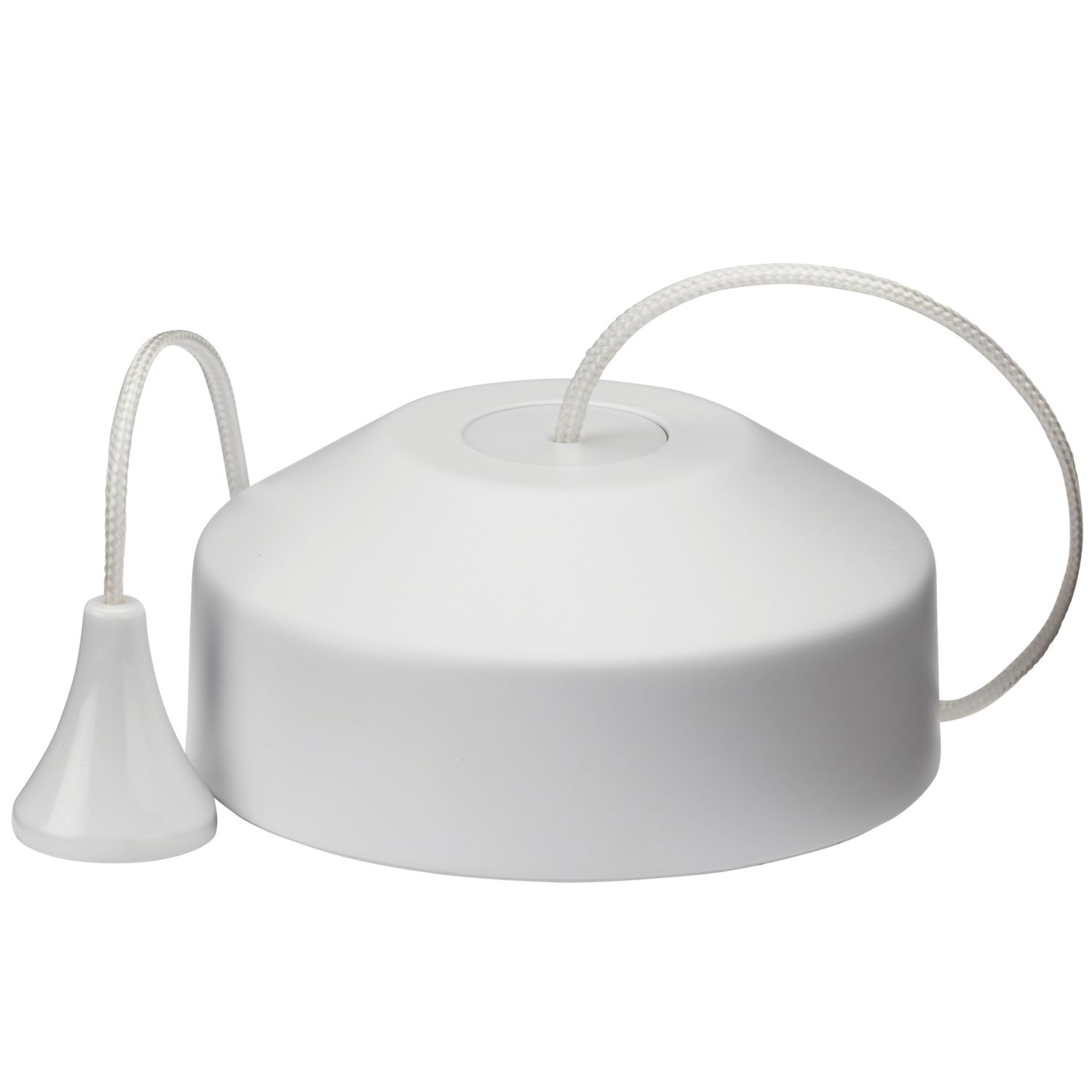 Knightsbridge 1-Way LED Pull Cord Dimmer Matt White (398PX)