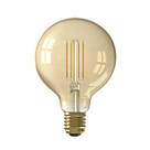 Calex Smart Lamp ES G95 LED Virtual Filament Smart Light Bulb 7W 806lm