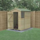 Forest Beckwood 4' x 6' (Nominal) Apex Shiplap Timber Shed with Assembly