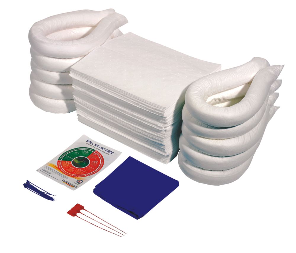 Lubetech 271120R 120Ltr Oil Spill Refill Kit Screwfix