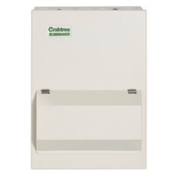 Crabtree Starbreaker 6-Module 4-Way Part-Populated  Main Switch Consumer Unit