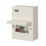 Crabtree Starbreaker 6-Module 4-Way Part-Populated  Main Switch Consumer Unit