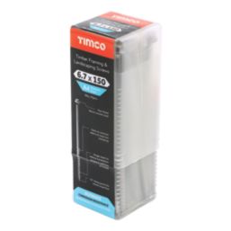 Timco  Hex Socket Thread Cutting Timber Screws 6.7mm x 150mm 25 Pack