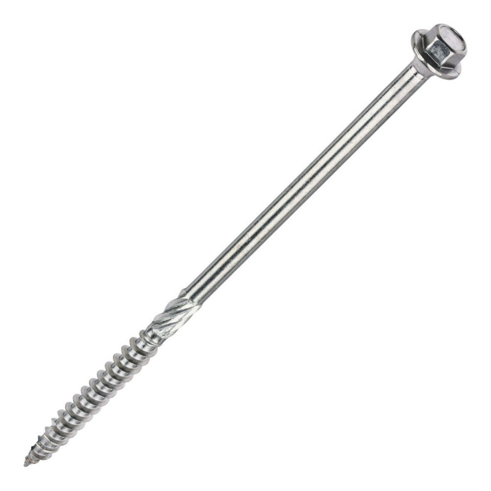 Timco Hex Socket ThreadCutting Timber Screws 6.7mm x 150mm 25 Pack
