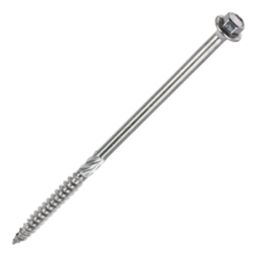 Timco  Hex Socket Thread-Cutting Timber Screws 6.7mm x 150mm 25 Pack