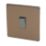 Varilight  10AX 1-Gang 2-Way Light Switch  Brushed Bronze
