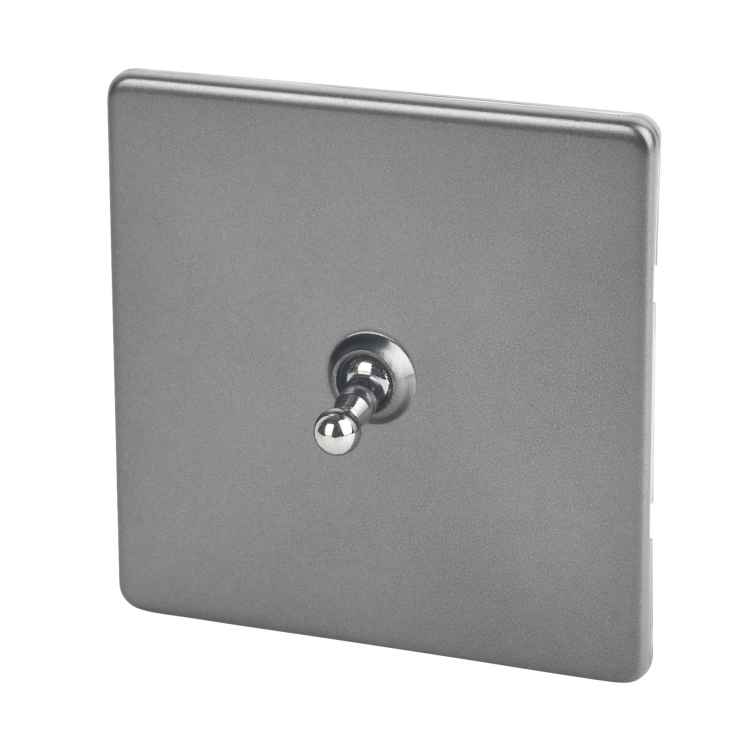 Varilight 10AX 1-Gang 2-Way Toggle Switch Slate Grey (3995H)