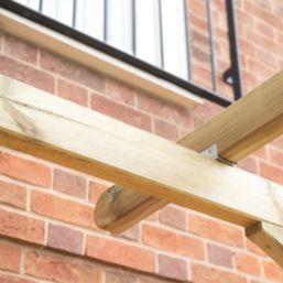 Forest Ultima 16' x 8' (Nominal) Flat Pergola & Patio Deck Kit