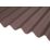 Corrugated Bitumen Roof Sheet Brown 2000mm x 2.2mm x 930mm 5 Pack